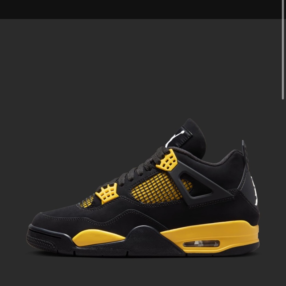 Jordan 4 retro thunder 2023